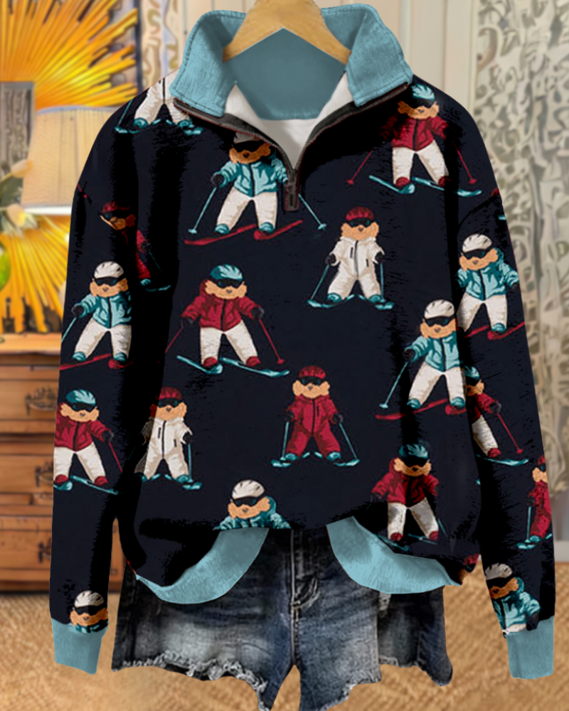 Playful Ski Half-Zip Pullover