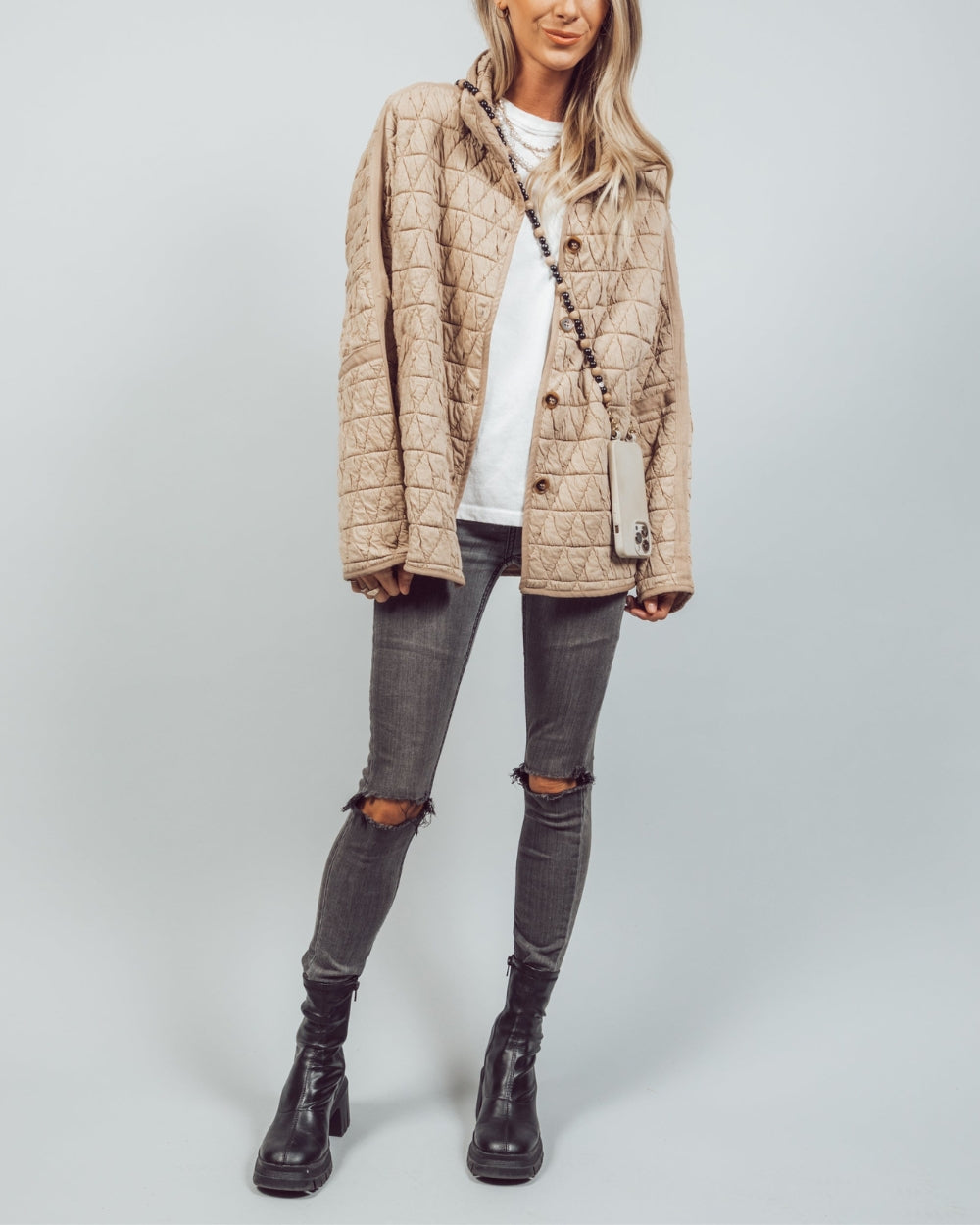 Oversize Soft Quilted Jacket