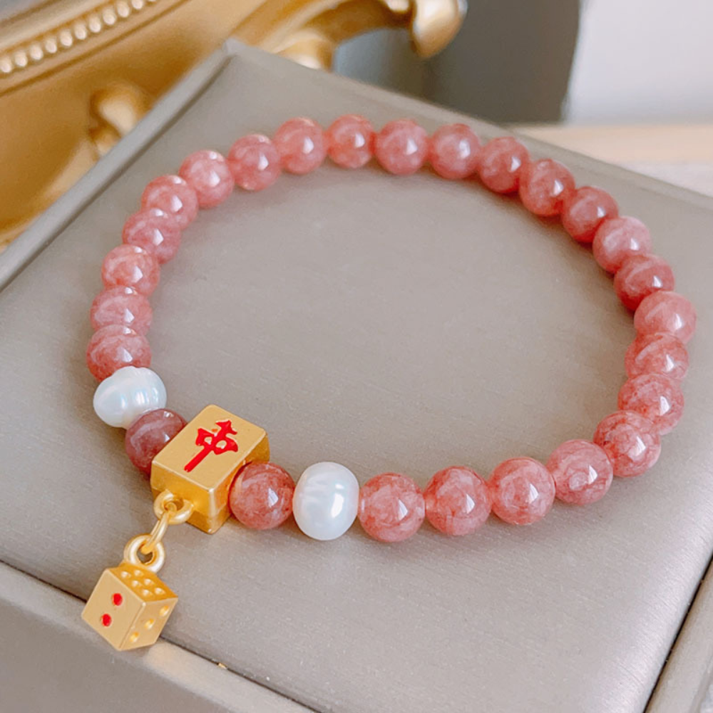 Mahjong Sieve Beaded Bracelet