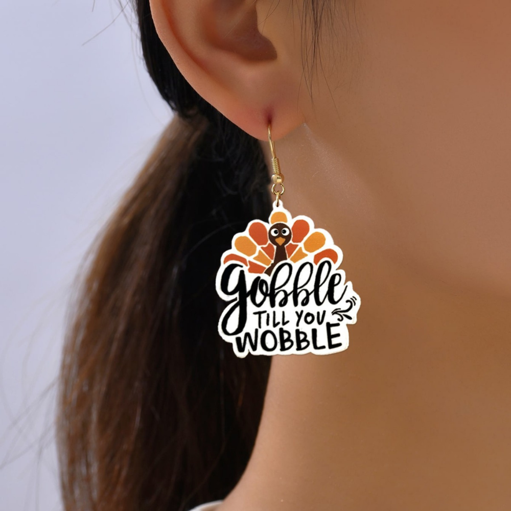 Unique Thanksgiving Turkey Earrings