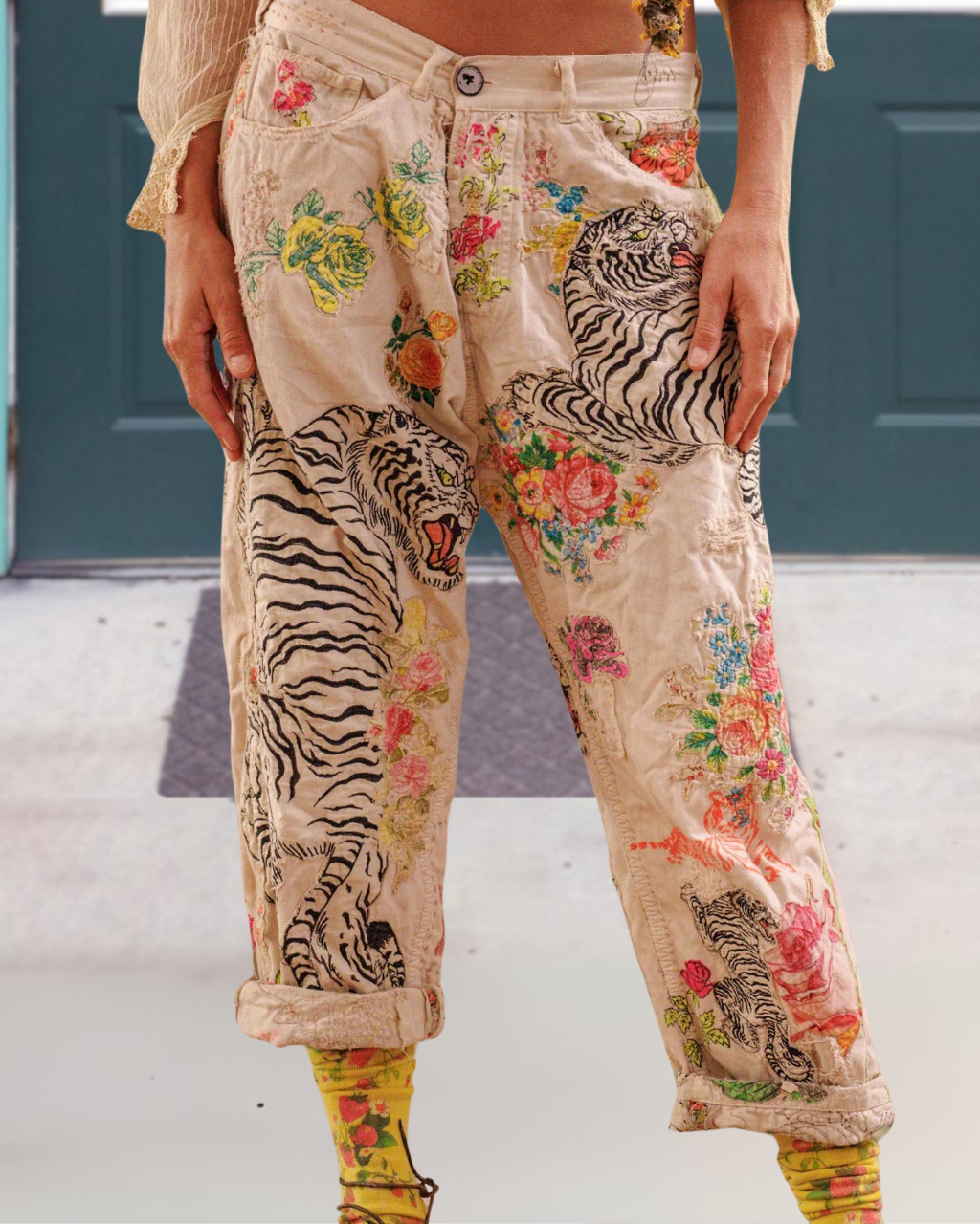 Tiger Flower Miner Pants