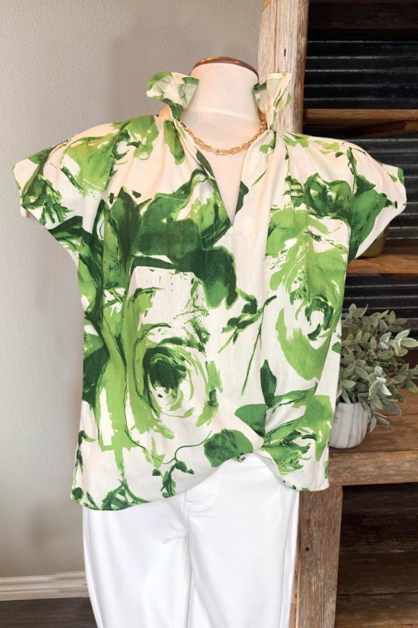 Green Ink Blouse