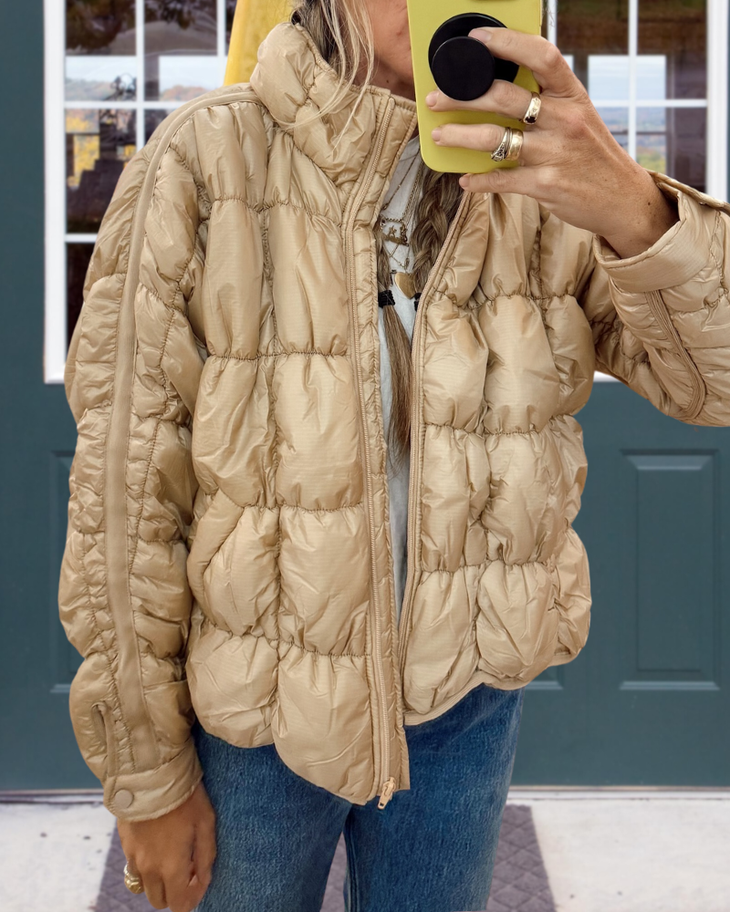 Fashion Quilted Down Jacket