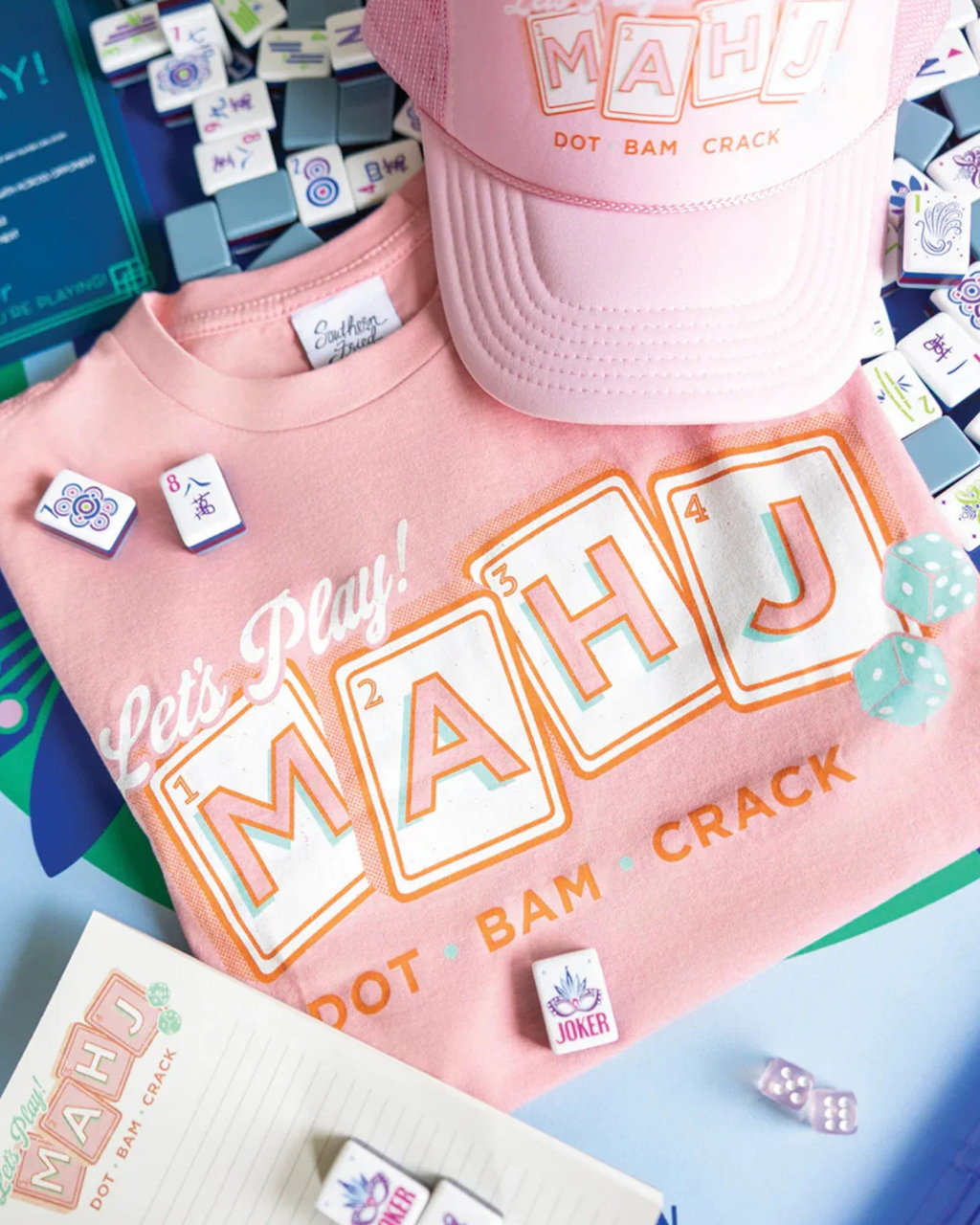 Let's Play MAHJ Print Tee