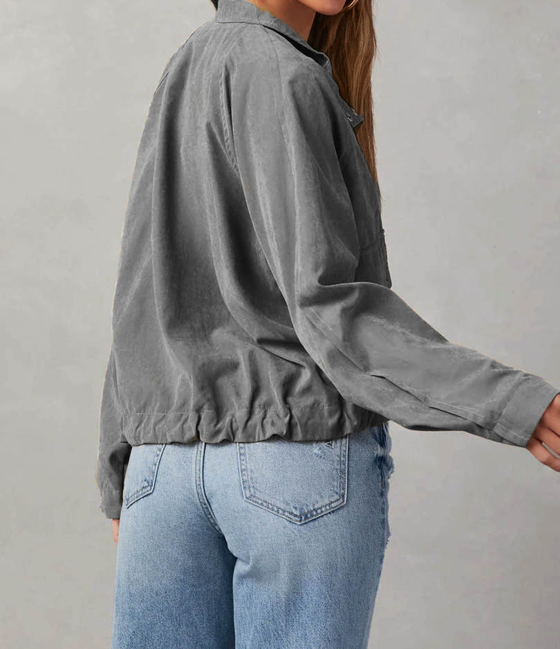 Suede-Like Lightweight Jacket