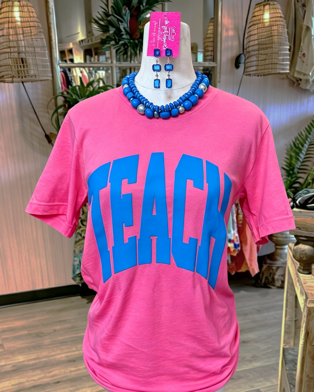 Simple TEACH Printed T-shirt