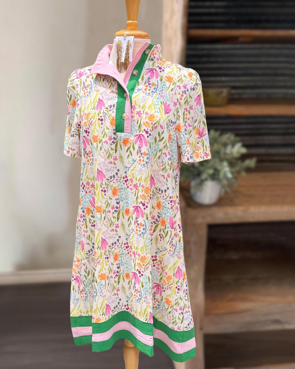 Fresh Floral Mini Dress