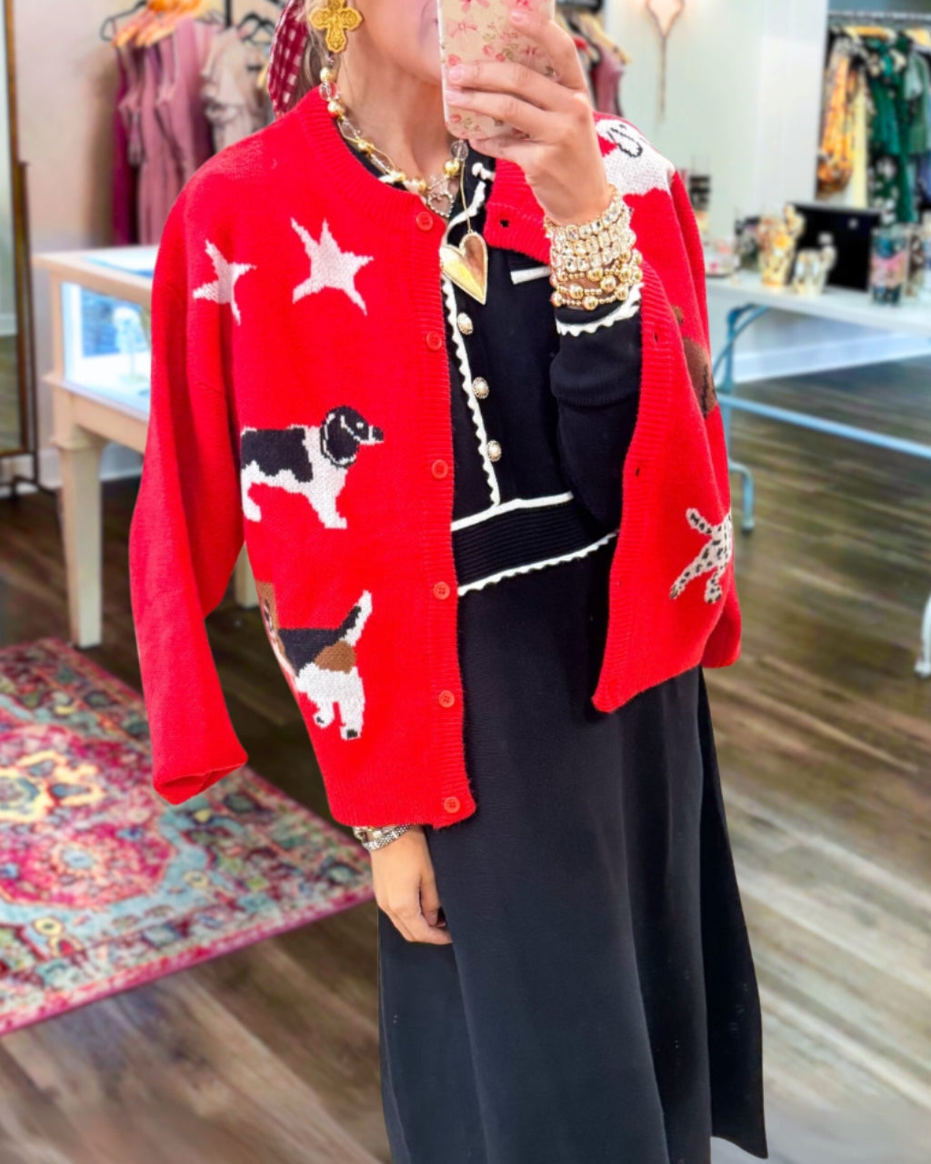 Cute Puppy Cardigan Jacket