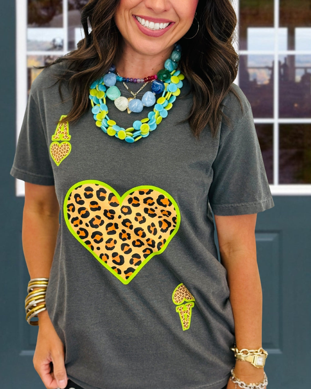Leopard Print Ace T-Shirt