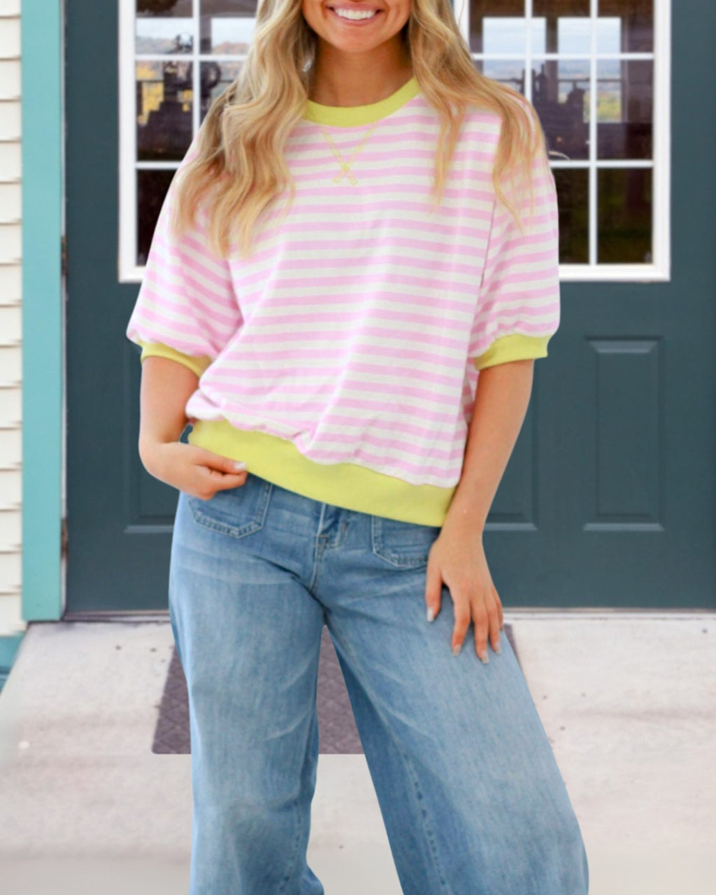Fresh Stripe Everyday Top