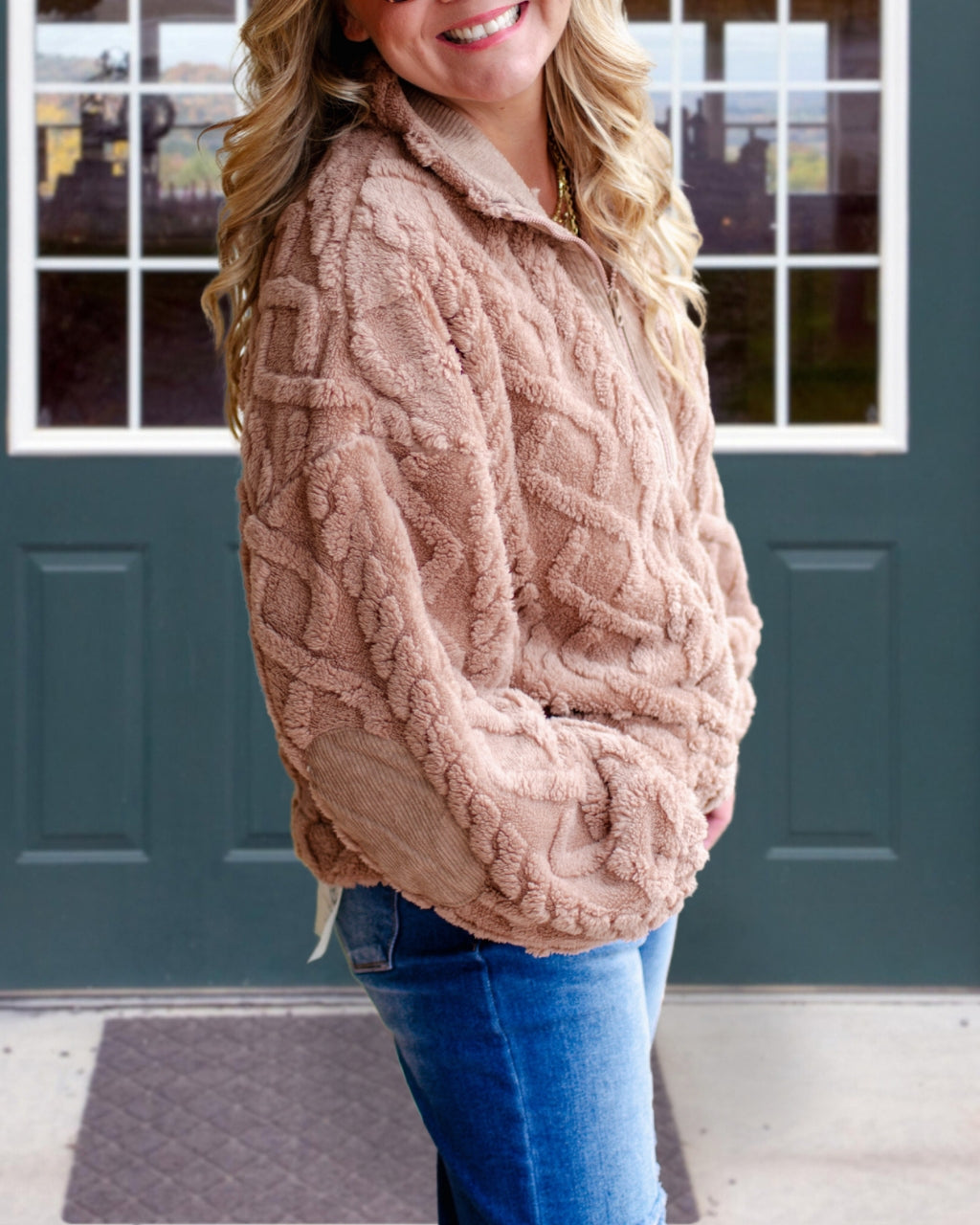 Twist Plush Half-Zip Pullover