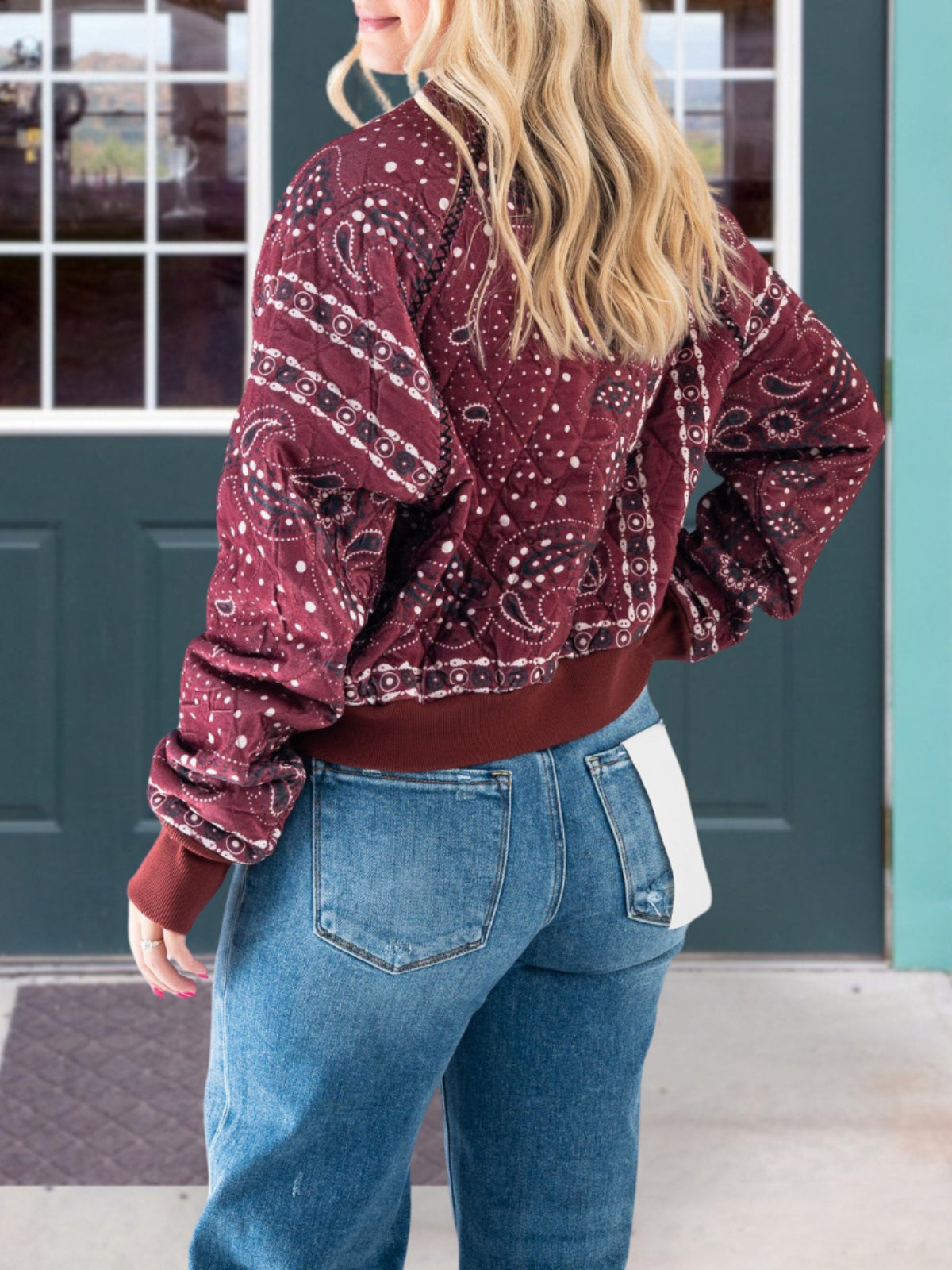 Paisley Quilted Cotton Jacket