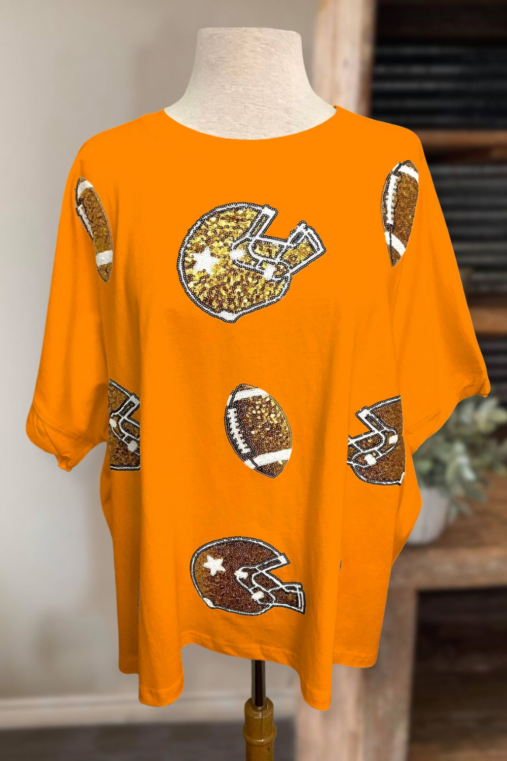 Football Game Sequin Tee