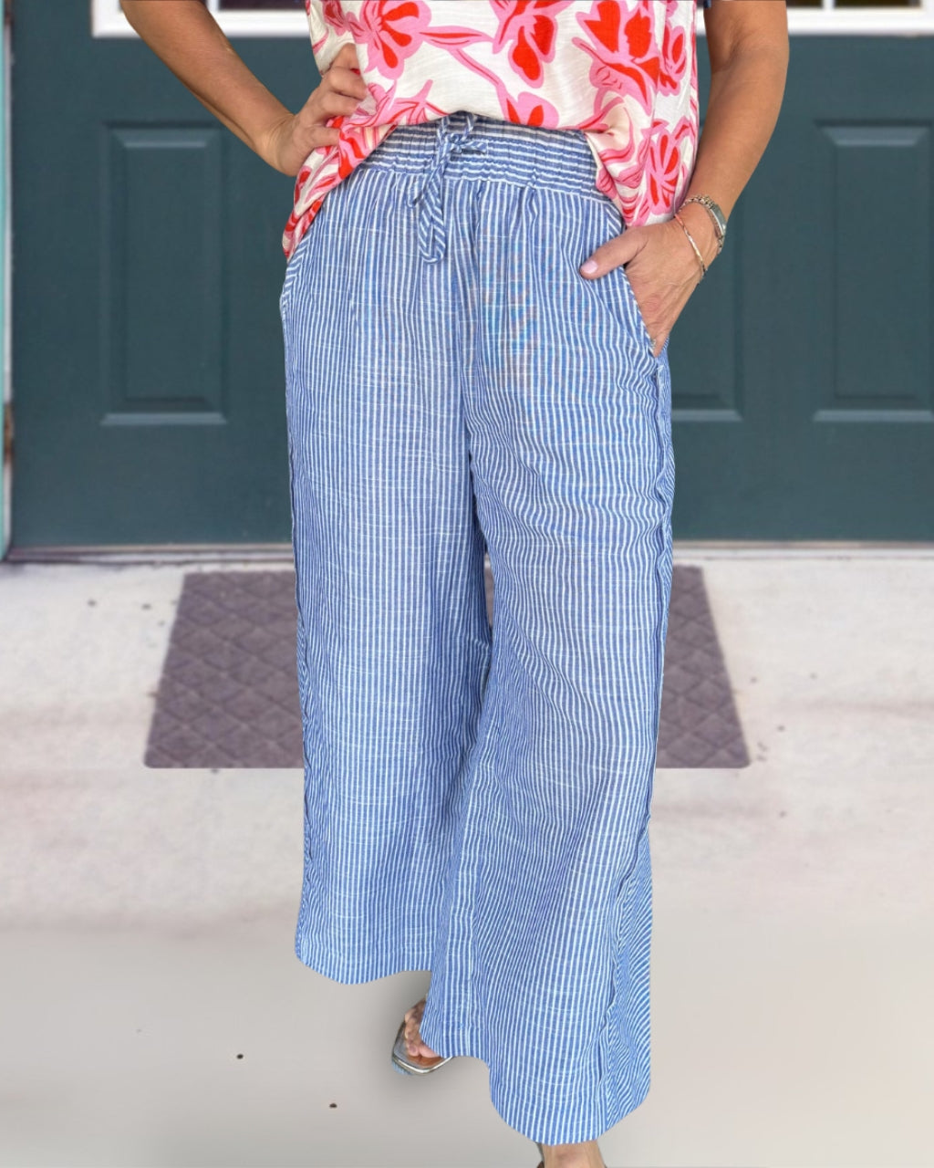 Stylish Simple Striped Pants