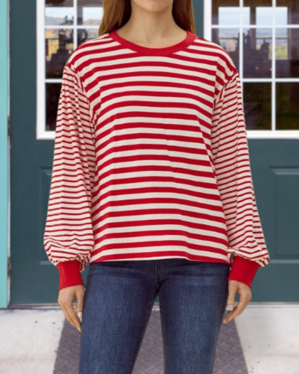 Mixed Stripe Pullover