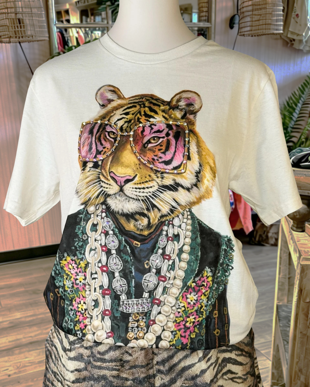 Luxury Fashion Tiger Outfit T-shirt