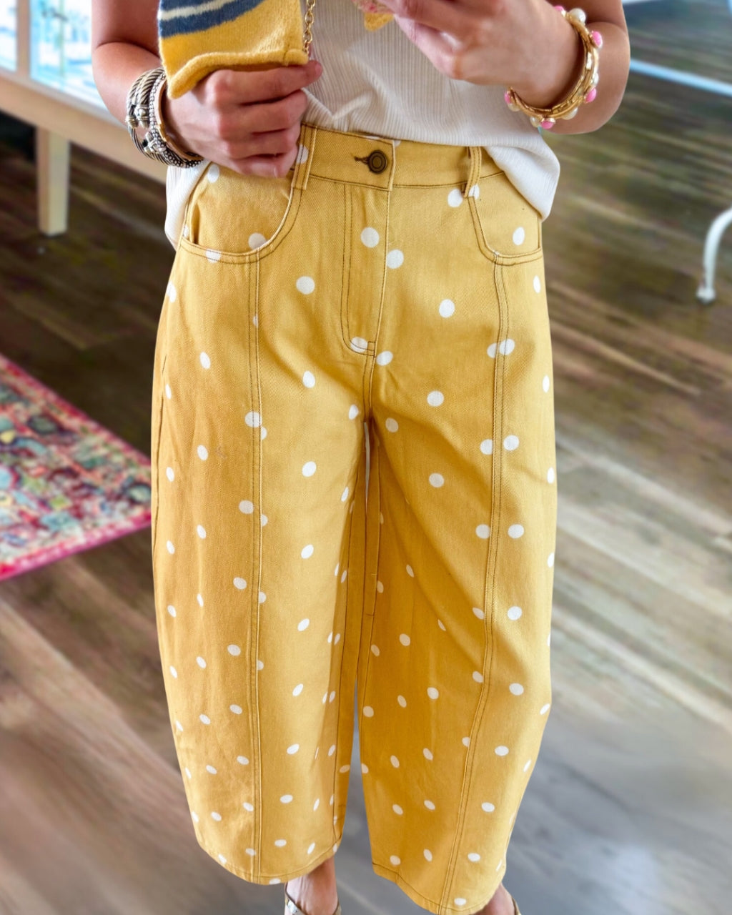 Classic Polka-Dot Pants