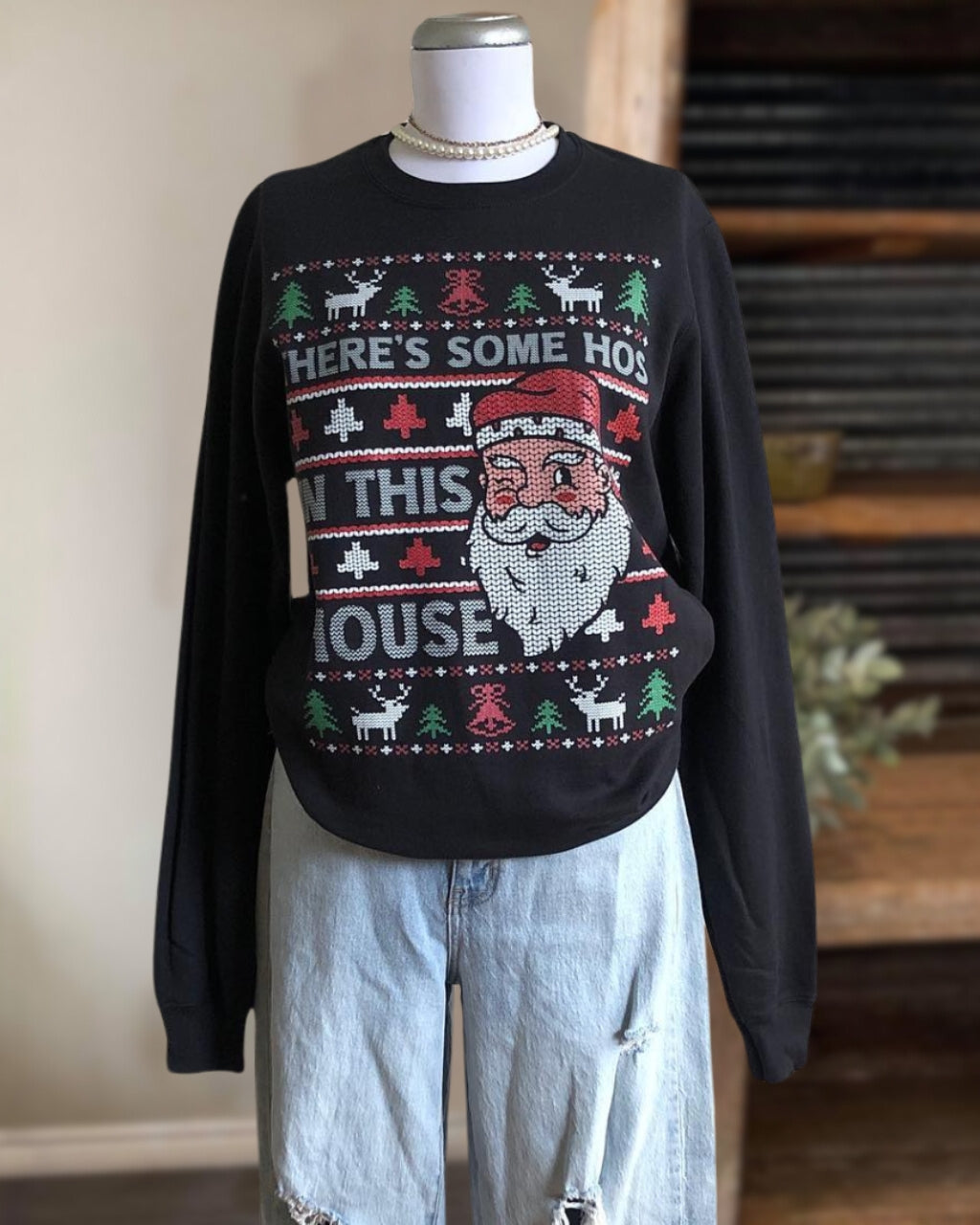 Mosaic Christmas Sweatshirt