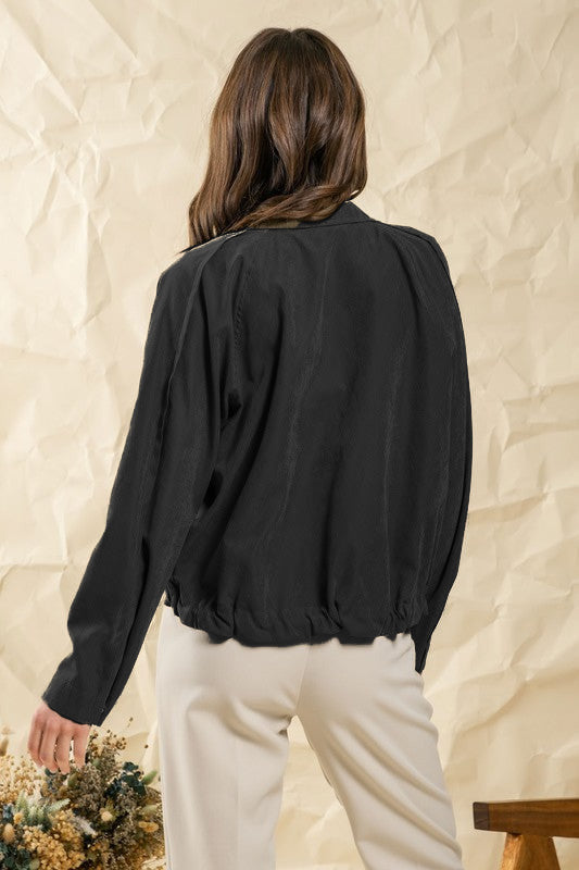 Suede-Like Lightweight Jacket