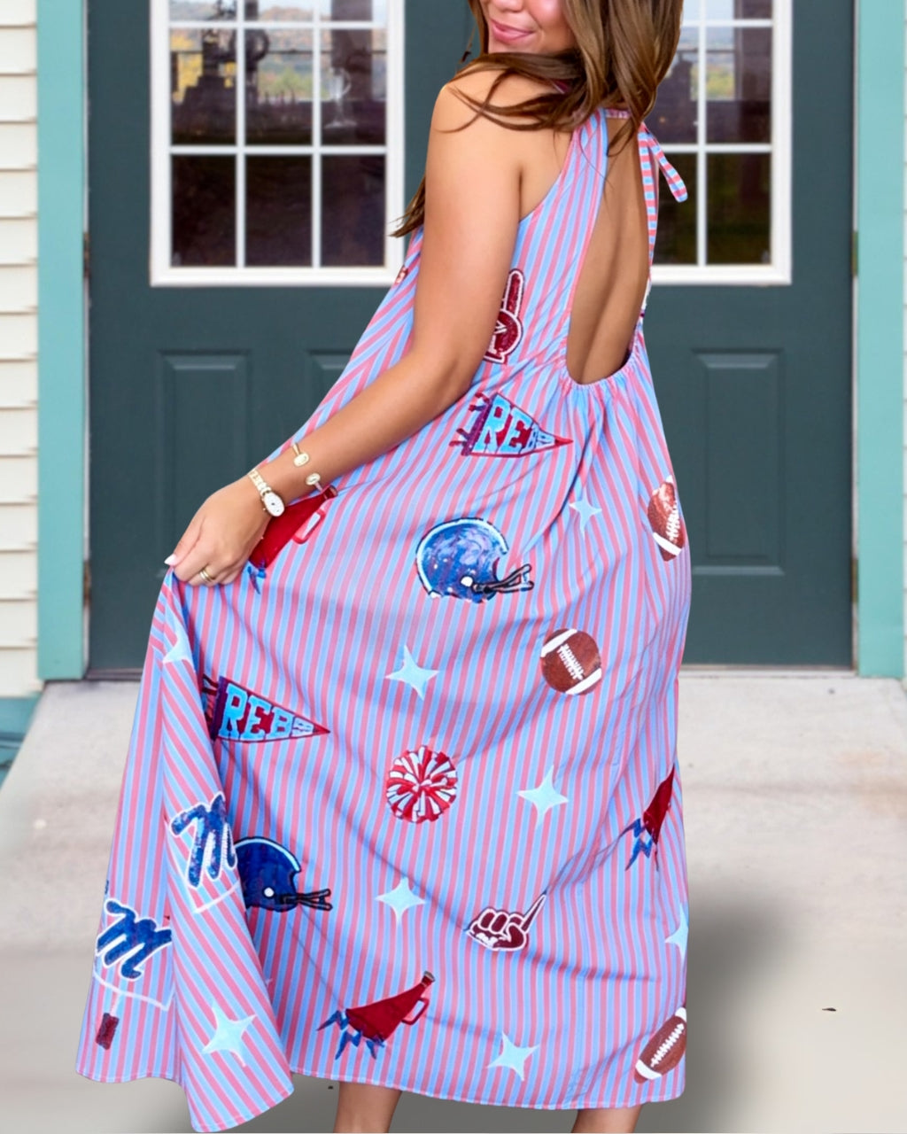 Stadium Ready Sequin Dress