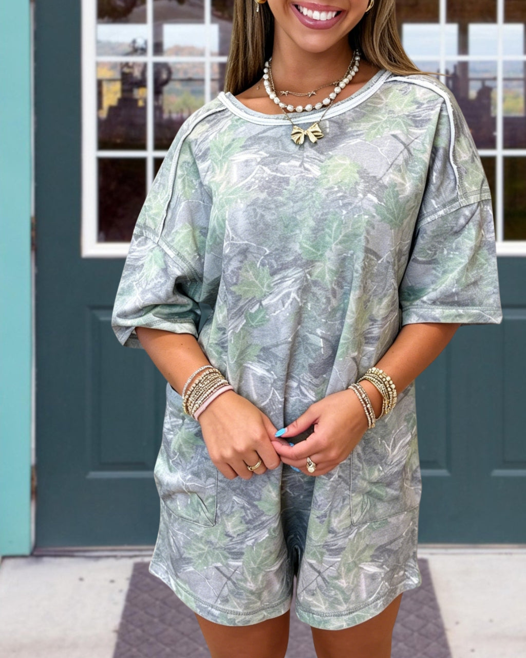 Casual Camouflage Jumpsuit