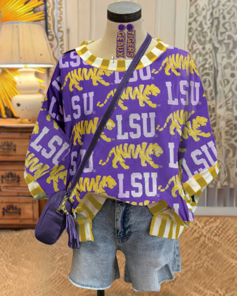 LSU Tigers Contrast T-Shirt
