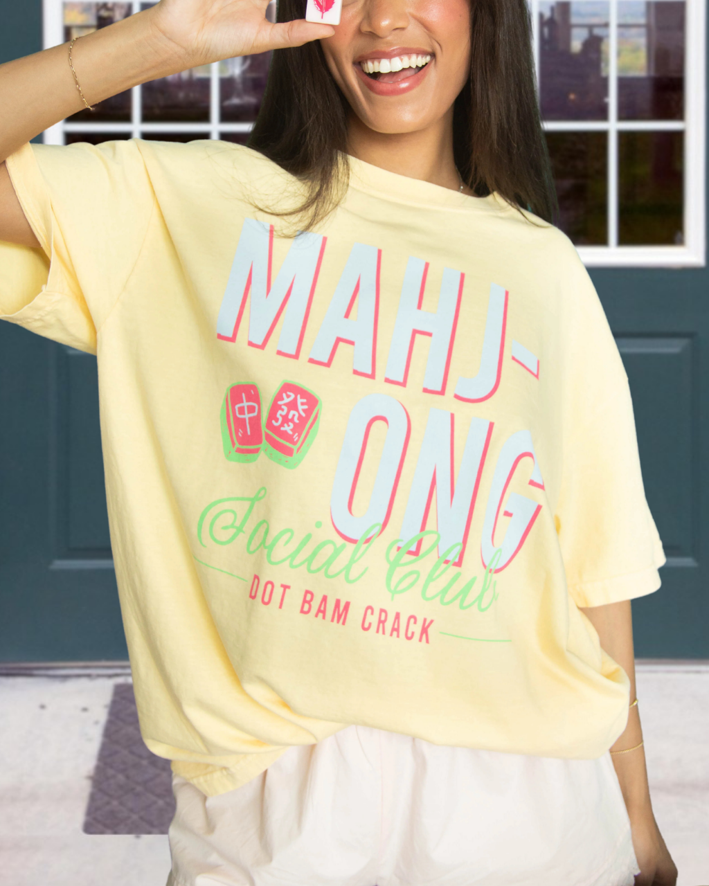 Mahjong Club Crewneck T-Shirt