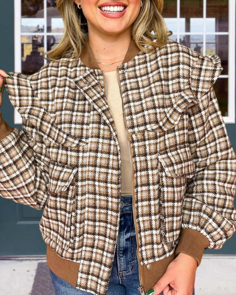 Classic Check Bomber Jacket