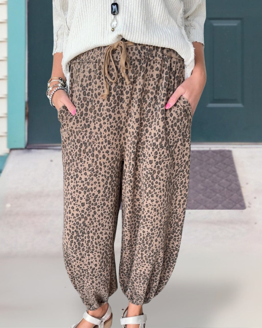 Easy Style Leopard Joggers