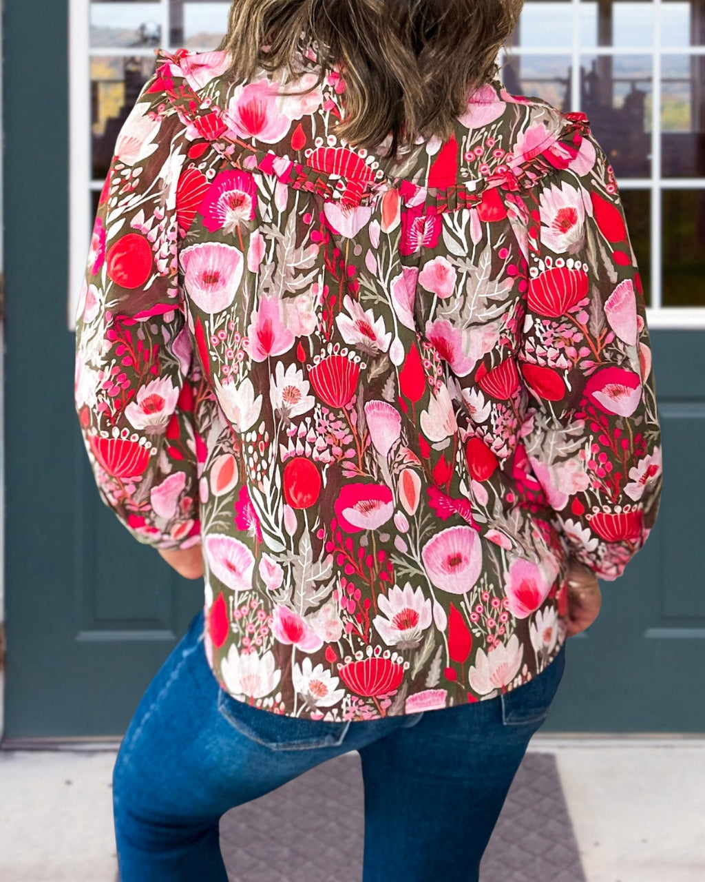 Fervor Charm Floral Top