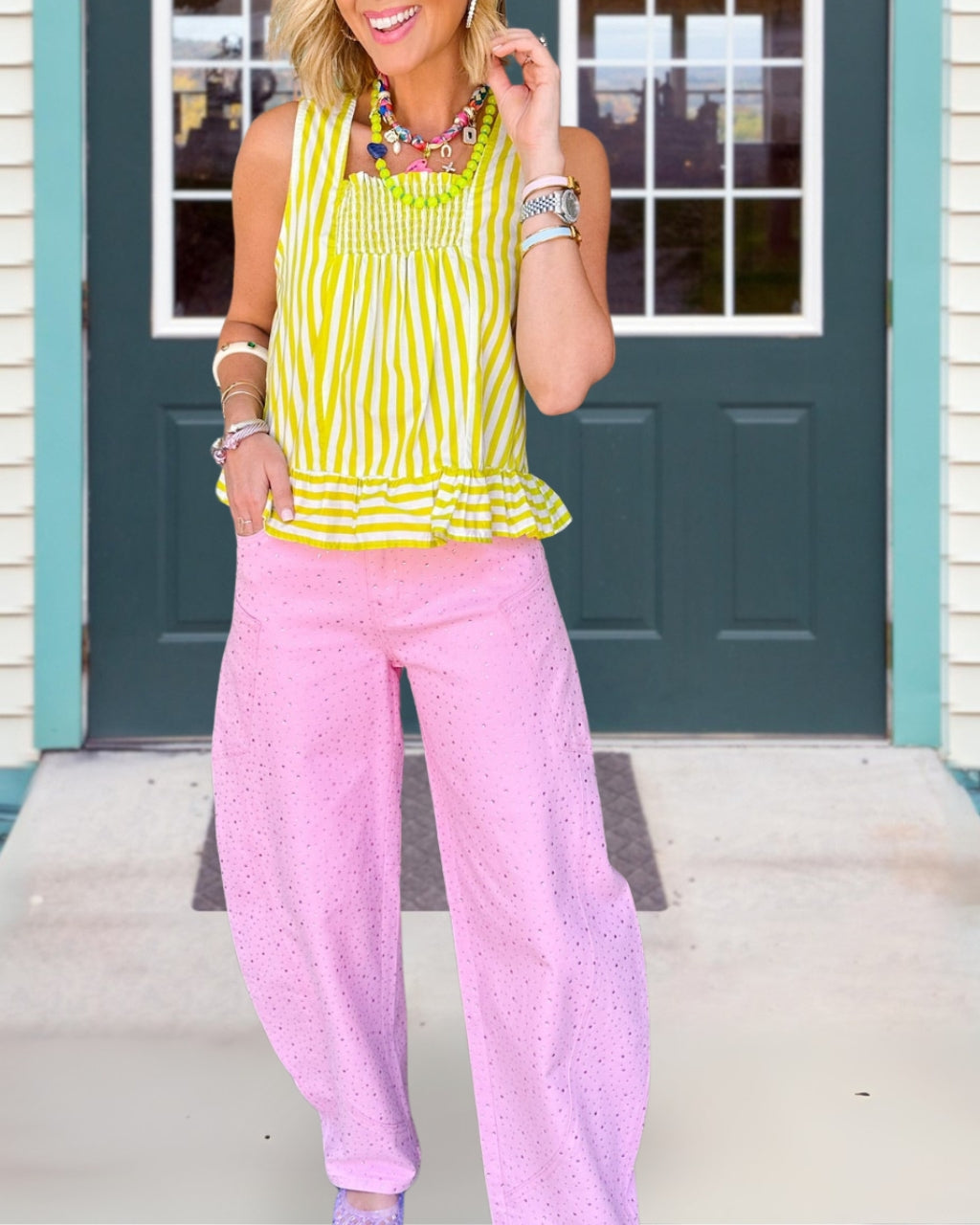 Stylish Sparkly Rhinestone Pants