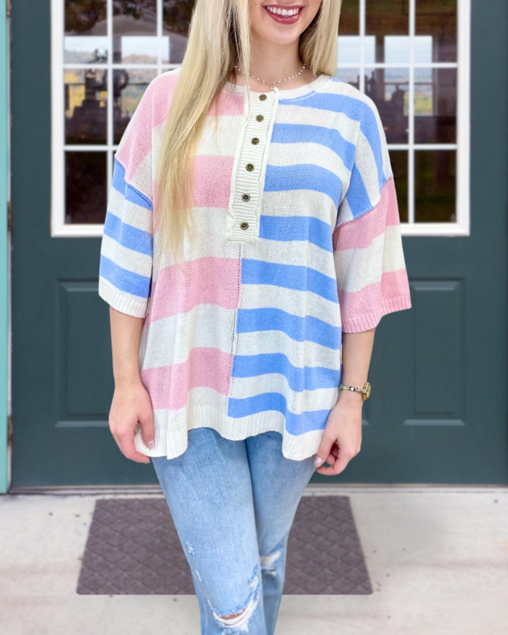 Fantastic Stripe Knit Top