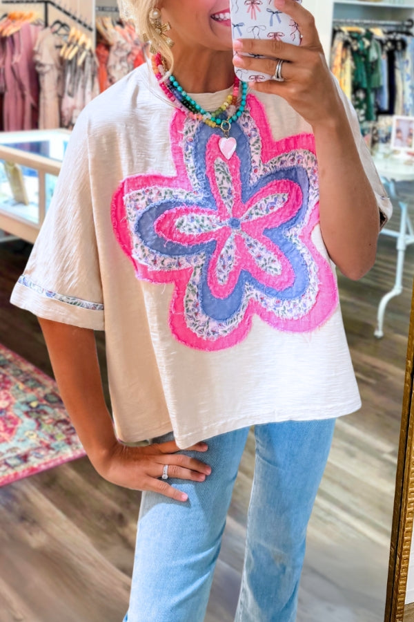 Floral Patchwork Cutest Tee