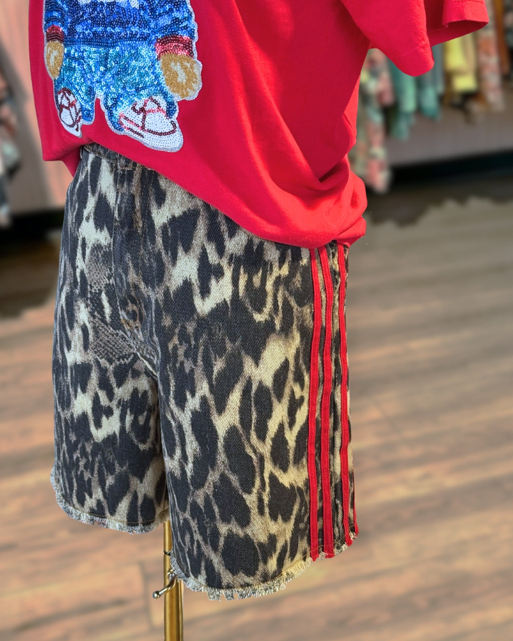 Jemma Leopard Shorts