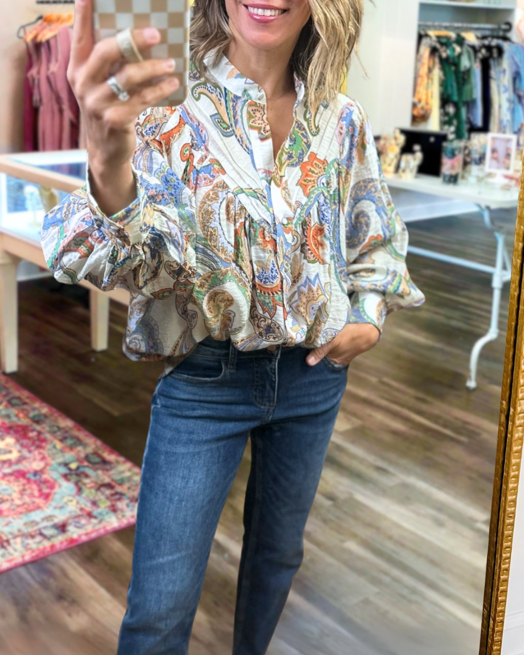 Paisley Lightweight Blouse