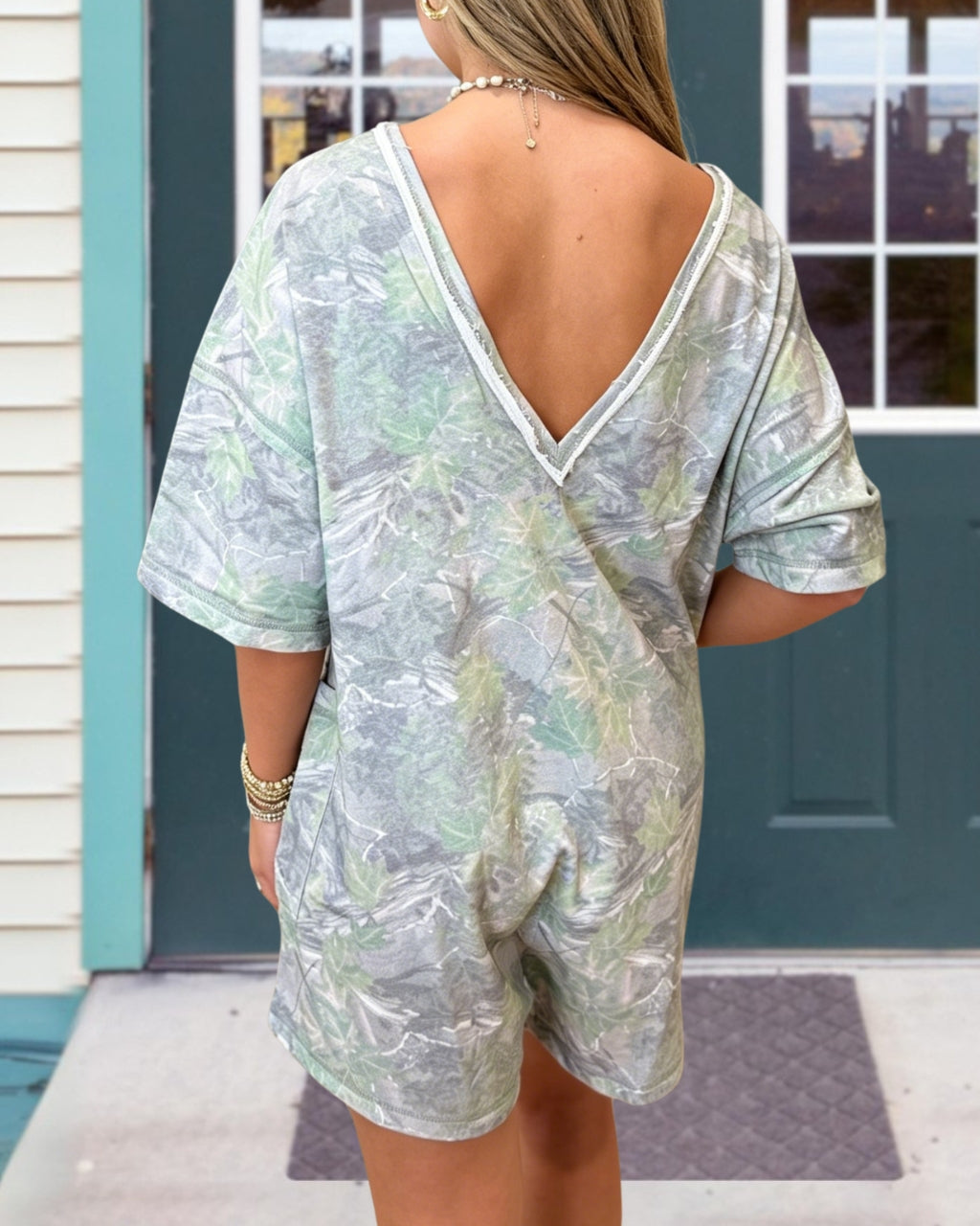 Casual Camouflage Jumpsuit