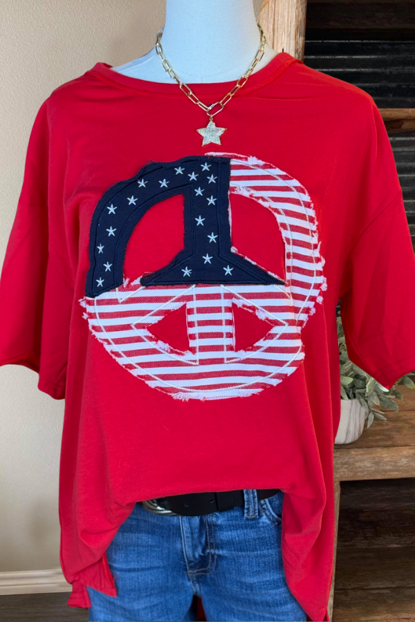 Peace Flag Freedom T-Shirt