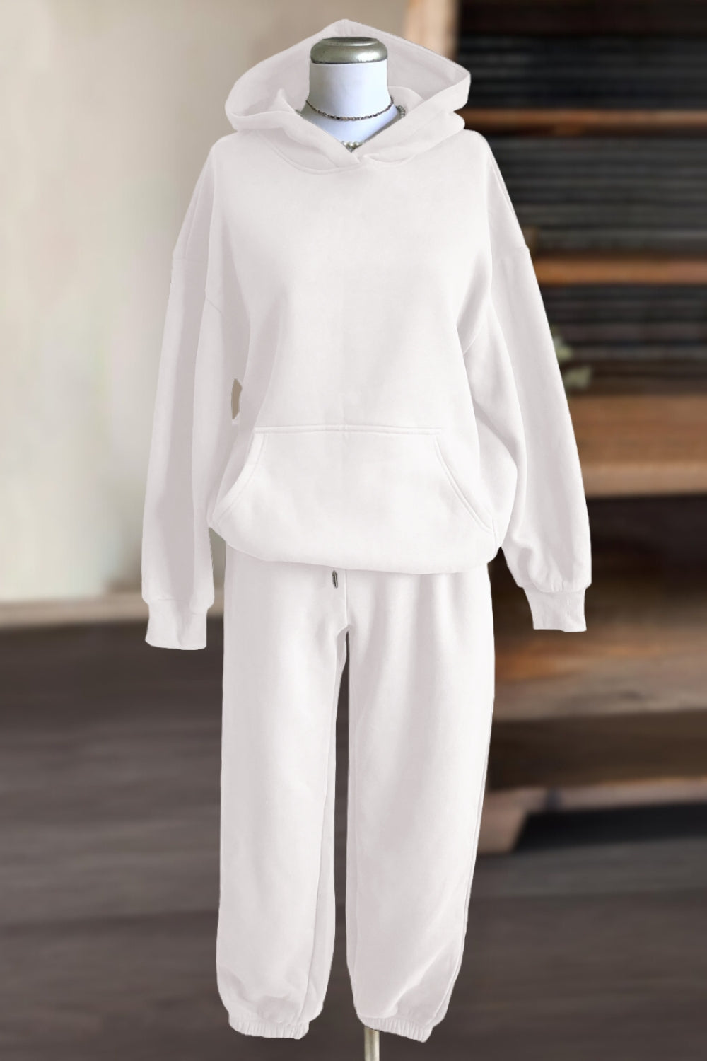 Versatile Hoodie Sweatsuit Set