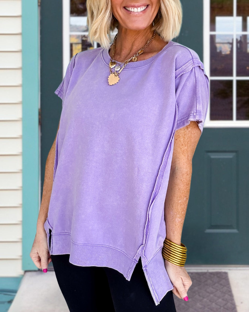 Easy Washed Cotton Tee