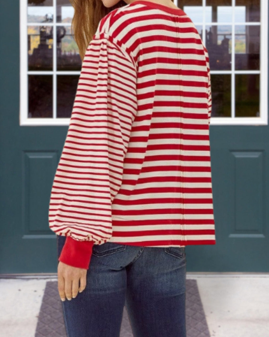 Mixed Stripe Pullover