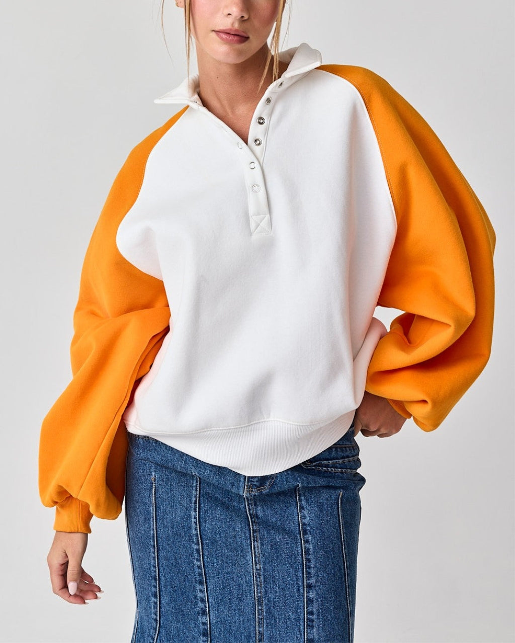 Bold Colorblock Sweatshirt