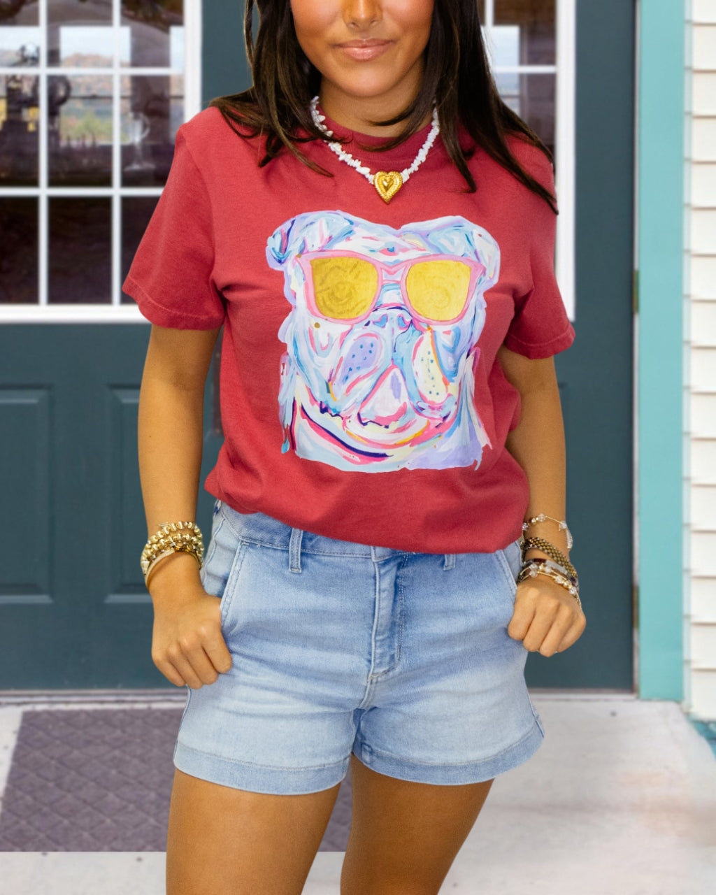 Tailgate Essential Sunglasses Bulldog Tee