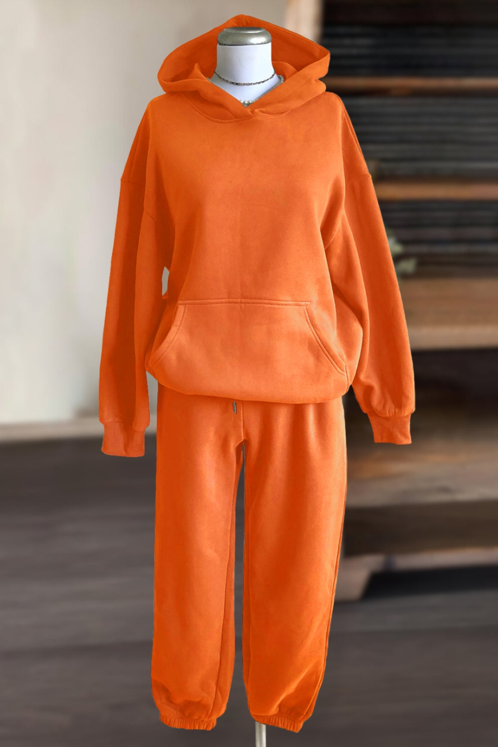 Versatile Hoodie Sweatsuit Set