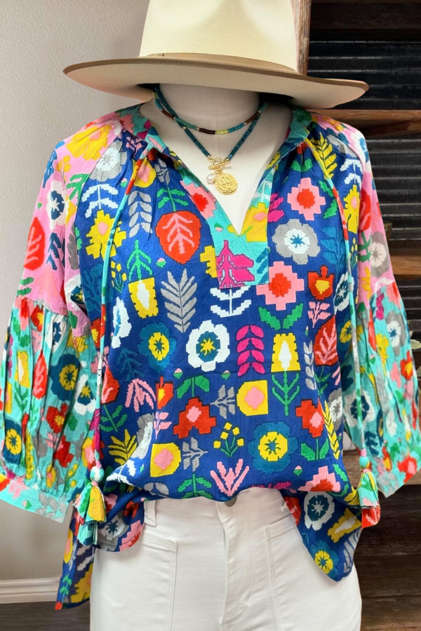 Funny Patchwork Blouse