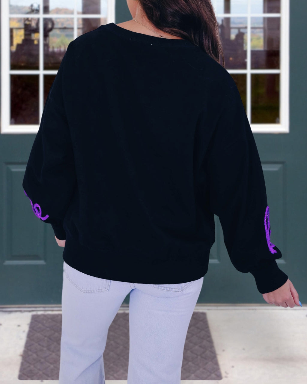 Ghost Embroidered Sweatshirt