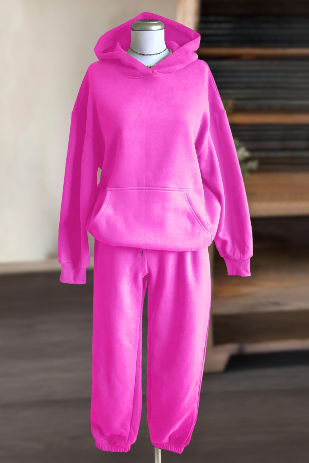 Versatile Hoodie Sweatsuit Set