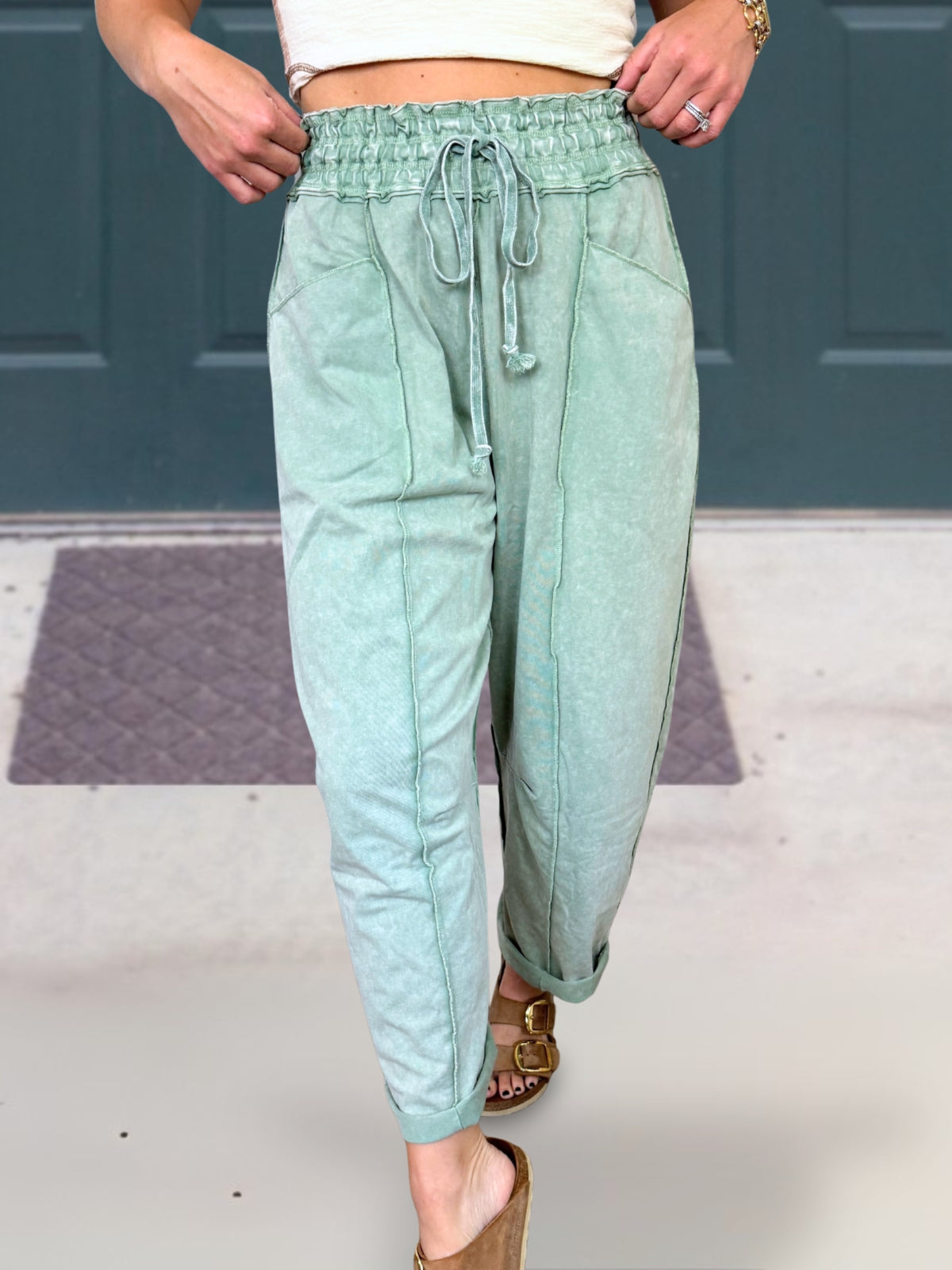 Unique Reverse Stitched Pants
