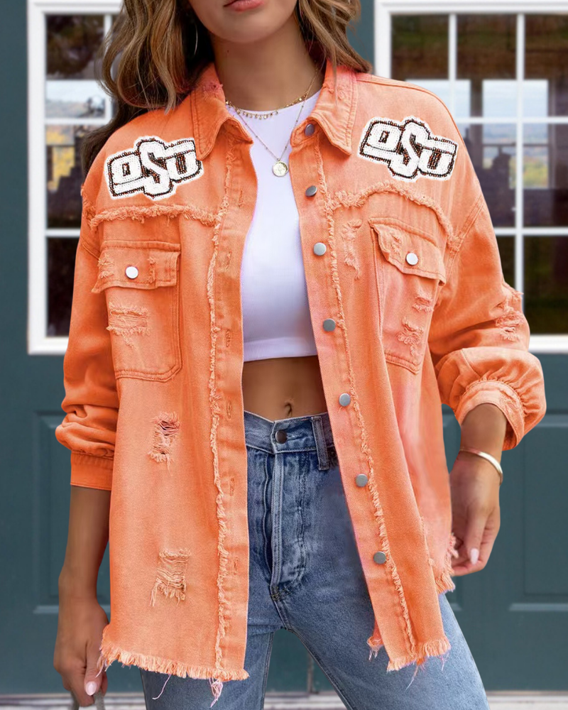 Oklahoma State Cowboys Sequin Jacket