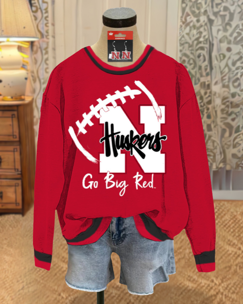Nebraska Huskers Football Sweatshirt