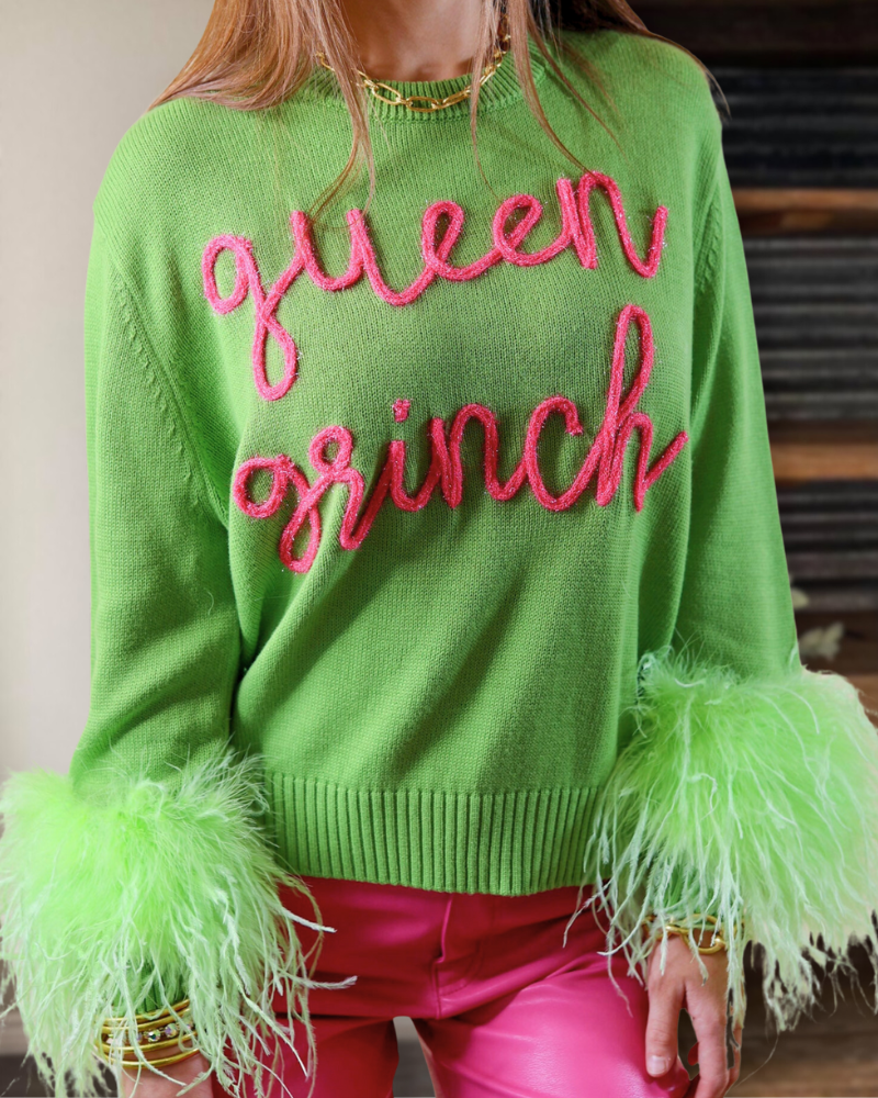 Grinch Feathers Sweatershirt